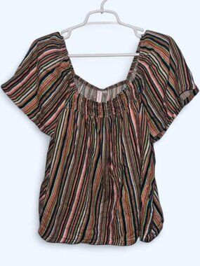 Striped Multicolor Women's Blouse